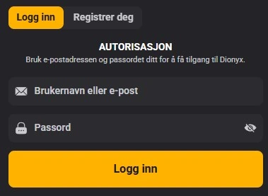 Dionyx Login